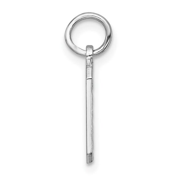 Sterling Silver, Varsity Collection, Small D/C Pendant, Number 6 - Picture 2 of 6